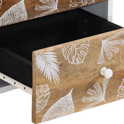 Yöpöytäkaapit Mazhar 40x33,5x46cm (2 kpl massiivipuu mango)