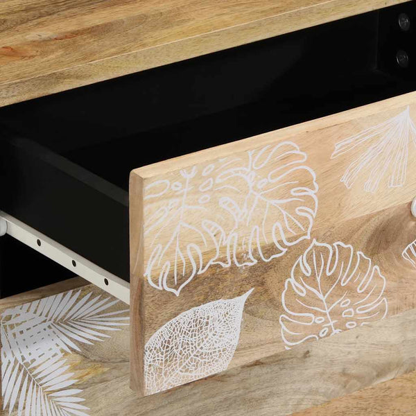 Yöpöytä 50x33x60 cm täysi mangopuu