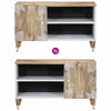 TV-taso 80x31,5x46 cm täysi mangopuu