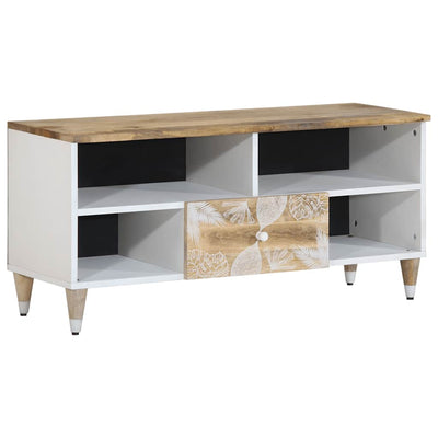 TV Kaappi 100x33,5x46 cm Massiivipuu Mango