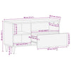 TV Kaappi 80x33,5x46 cm Massiivipuu Mango