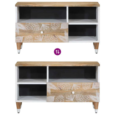 TV Kaappi 80x33,5x46 cm Massiivipuu Mango
