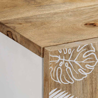 Senkki 40x33,5x75 cm Massiivipuu Mango