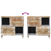 Senkki 80x33,5x75 cm Massiivipuu Mango