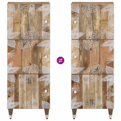 Highboard 40x33,5x110 cm Massiivipuu Mango
