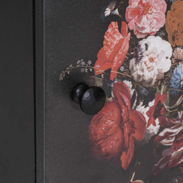 Yöpöytä ovella 2 pcs Musta 40 x 33 x 46 cm Kiinteä mango puu