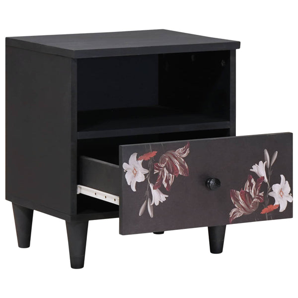 Yöpöytä Ruskea 40 x 33 x 46 cm Kiinteä mango puu