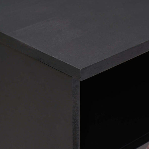 Yöpöytä 2 pcs Ruskea 40 x 33 x 46 cm Kiinteä mango puu