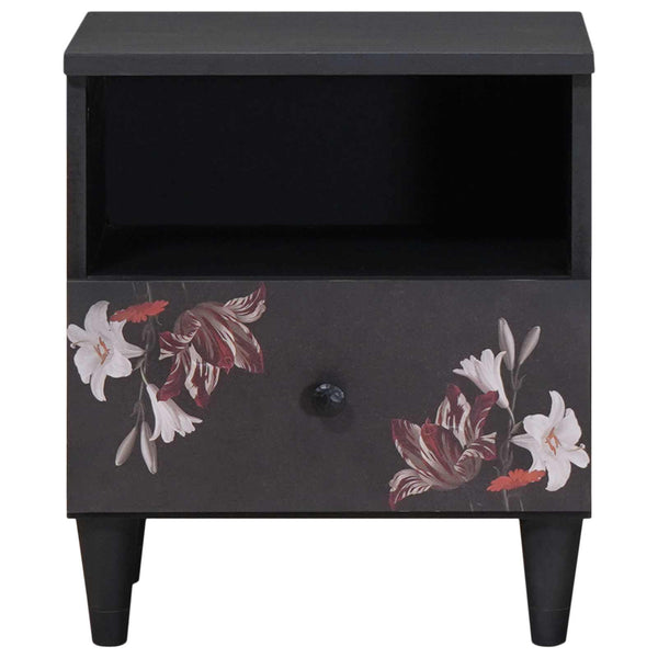 Yöpöytä 2 pcs Ruskea 40 x 33 x 46 cm Kiinteä mango puu