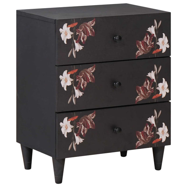 Yöpöytä Monivärinen 50 x 33 x 60 cm Kiinteä mango puu