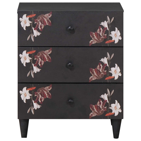 Yöpöytä Monivärinen 50 x 33 x 60 cm Kiinteä mango puu