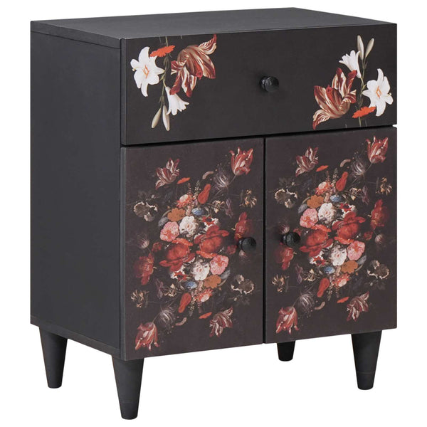 Yöpöytä Monivärinen 50 x 33 x 60 cm Kiinteä mango puu