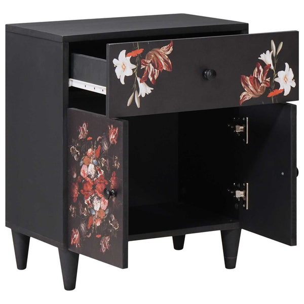 Yöpöytä Monivärinen 50 x 33 x 60 cm Kiinteä mango puu