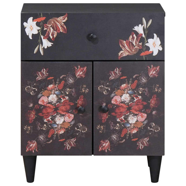 Yöpöytä Monivärinen 50 x 33 x 60 cm Kiinteä mango puu