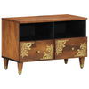 TV-kaappi Hunajaruskea 70 x 33 x 46 cm Kiinteä mango puu