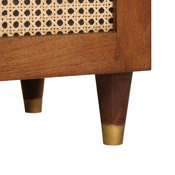 Yöpöydät 40 x 33 x 46 cm Kiinteä mangopuu ja insinööripuu