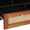 TV-kaappi Ruskea 100 x 33,5 x 46 cm Kiinteä mango puu