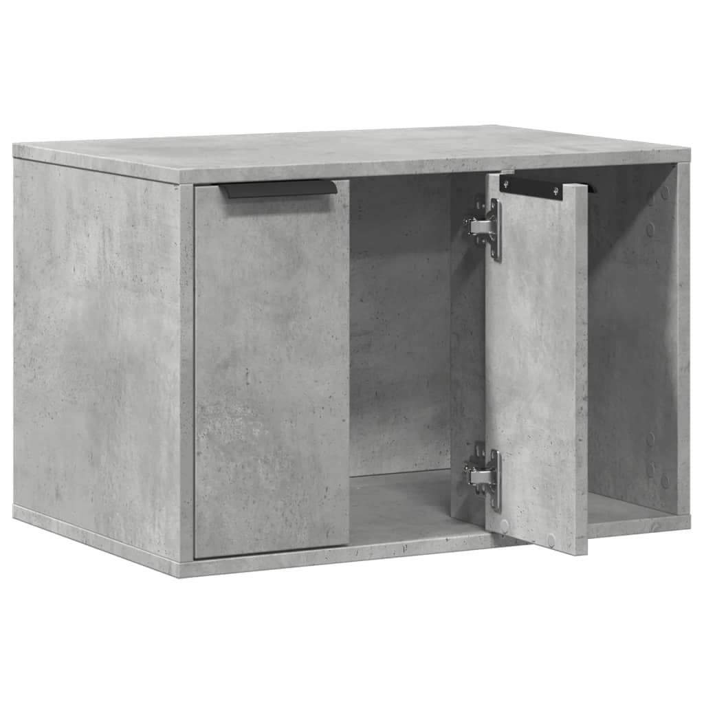 Harmaa kissanhiekkalaatikon kotelo Racz 60x40x40cm (puinen)