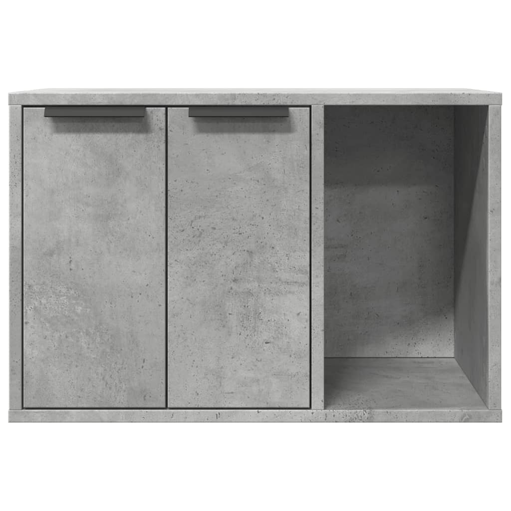 Harmaa kissanhiekkalaatikon kotelo Racz 60x40x40cm (puinen)
