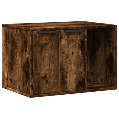 Kissanhiekkalaatikon kotelo savutammi 60x40x40 cm tekninen puu