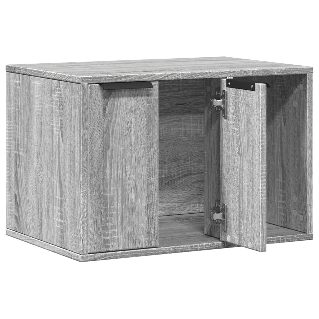 Kissanhiekkalaatikon kotelo sonoma Racz 60x40x40cm (puinen)