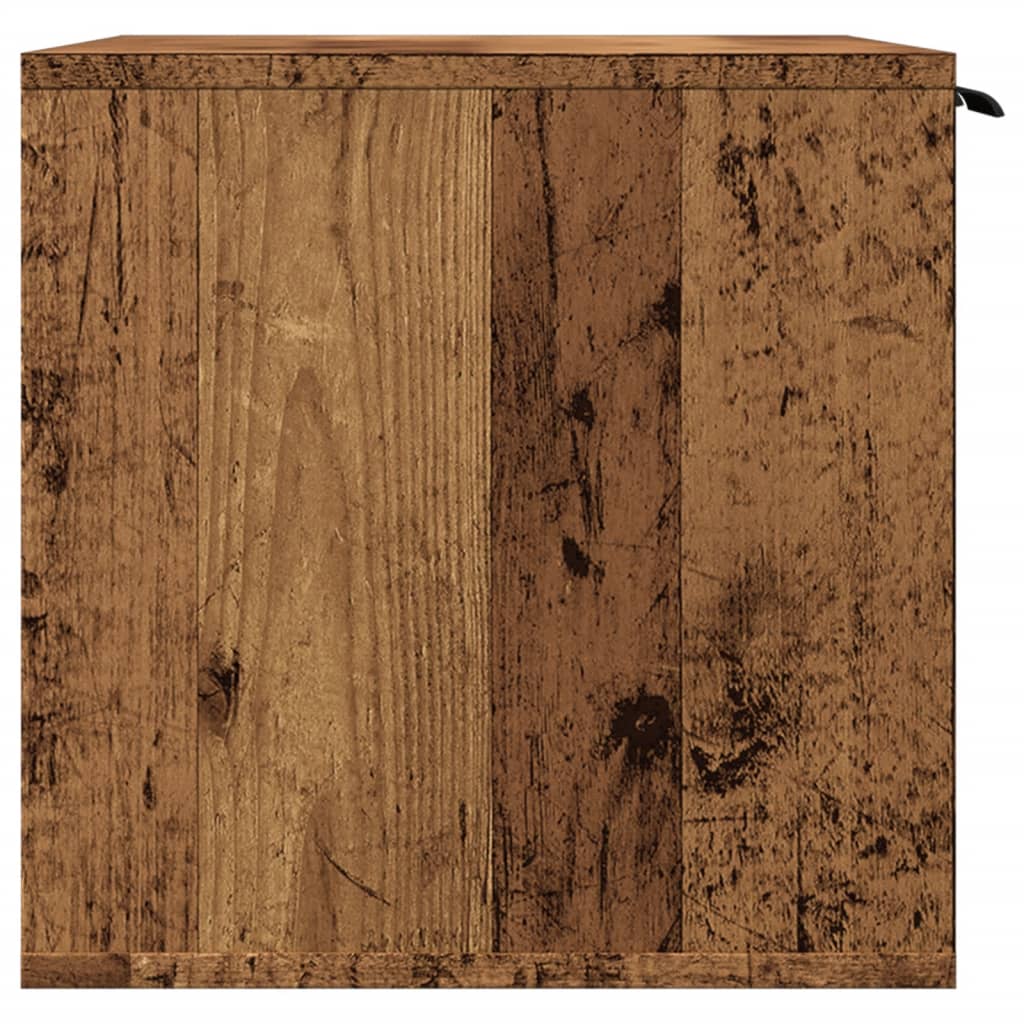 Kissanhiekkalaatikon kotelo Racz 60x40x40cm (vanha puu, puinen)