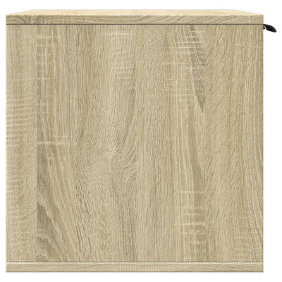 Kissanhiekkalaatikon kotelo Sonoma 80x50x45 cm tekninen puu