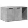 Harmaa kissanhiekkalaatikon kotelo Racz 80x50x45cm (puinen)