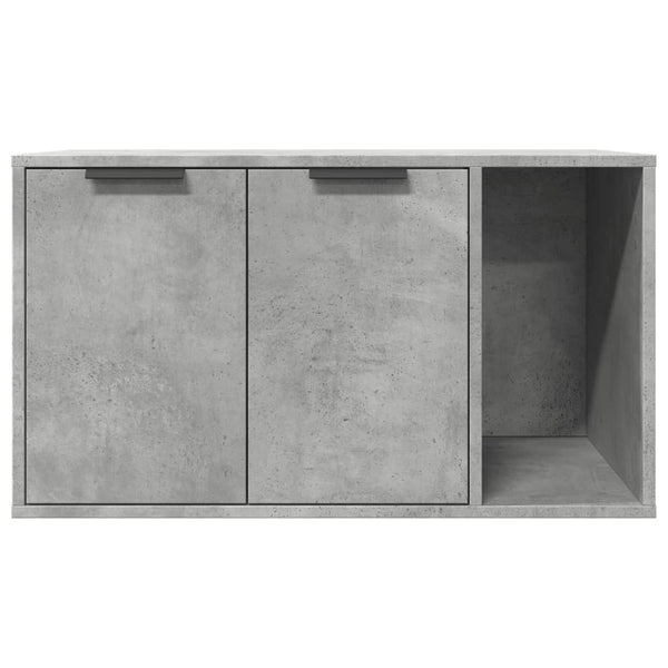 Harmaa kissanhiekkalaatikon kotelo Racz 80x50x45cm (puinen)