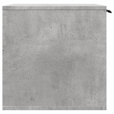 Kissanhiekkalaatikon kotelo harmaa 80x50x45 cm tekninen puu