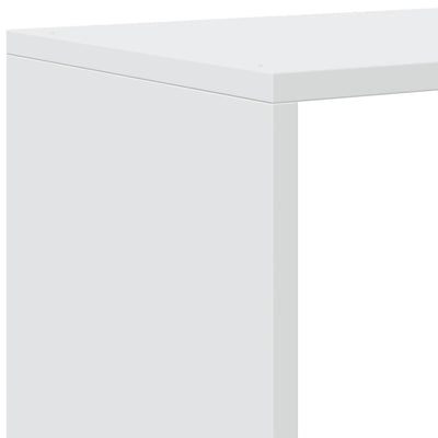 Huoneenjakaja 3 tasoa valkoinen 99x29x99 cm tekninen puu