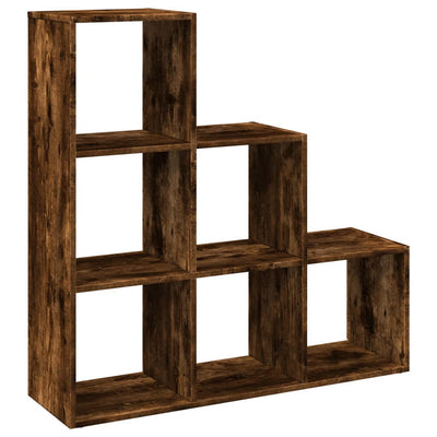 Huoneenjakaja 3 tasoa savutammi 99x29x99 cm tekninen puu