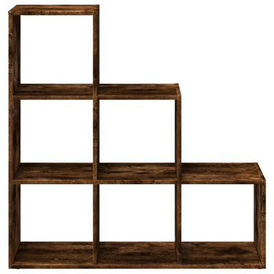 Huoneenjakaja 3 tasoa savutammi 99x29x99 cm tekninen puu
