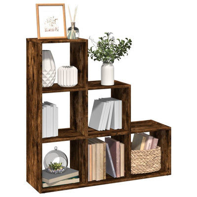 Huoneenjakaja 3 tasoa savutammi 99x29x99 cm tekninen puu