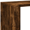 Huoneenjakaja 4 tasoa savutammi 131,5x29x131,5 cm tekninen puu