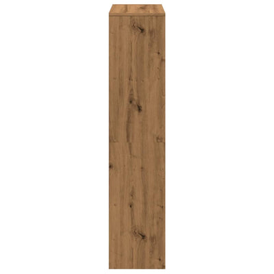 Huoneenjakaja 4 tasoa savutammi 131,5x29x131,5 cm tekninen puu
