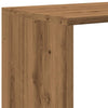 Huoneenjakaja 4 tasoa savutammi 131,5x29x131,5 cm tekninen puu