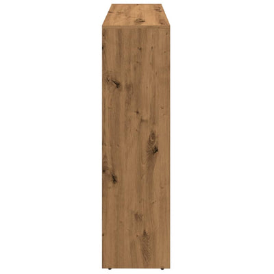 Huoneenjakaja 4 tasoa savutammi 137,5x29x103,5 cm tekninen puu