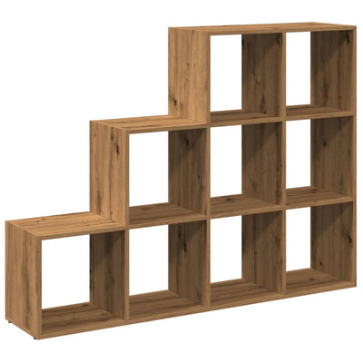Huoneenjakaja 4 tasoa savutammi 137,5x29x103,5 cm tekninen puu