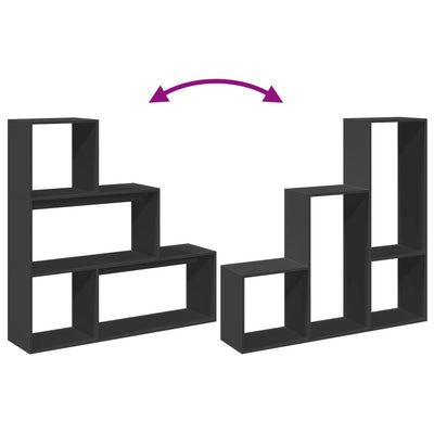 Musta huoneenjakaja Imelda 123x29x123cm (puinen)