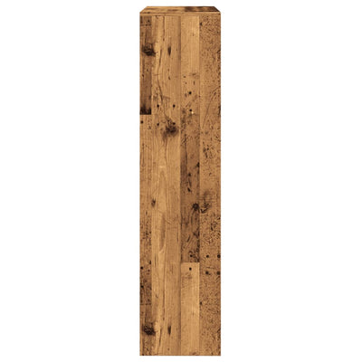 Huoneenjakaja 3 tasoa vanha puu 123x29x123 cm tekninen puu