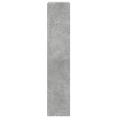 Huoneenjakaja 4 tasoa harmaa 143,5x29x143,5 cm tekninen puu