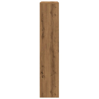 Huoneenjakaja 4 tasoa savutammi 143,5x29x143,5 cm tekninen puu