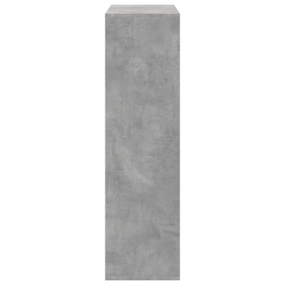 Huoneenjakaja/kirjahylly harmaa 69,5x29x103,5 cm tekninen puu