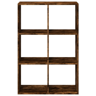 Huoneenjakaja/kirjahylly savutammi 69,5x29x103,5cm tekninen puu