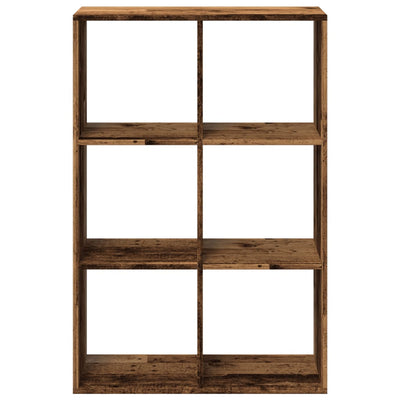Huoneenjakaja/kirjahylly vanha puu 69,5x29x103,5cm tekninen puu