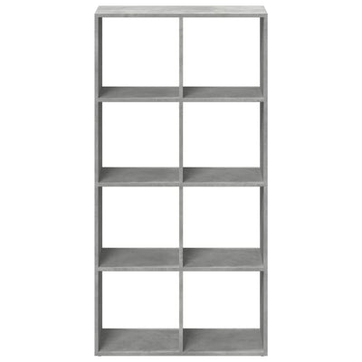 Huoneenjakaja/kirjahylly harmaa 69,5x29x137,5 cm tekninen puu