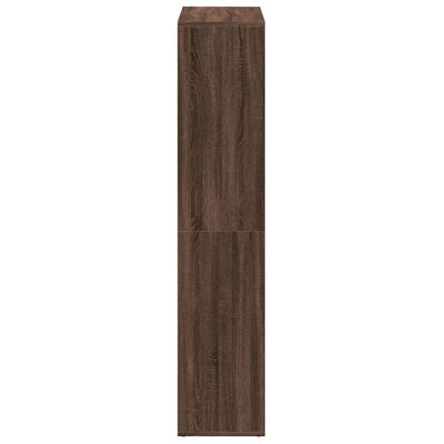 Huoneenjakaja/kirjahylly tammi 69,5x29x137,5 cm tekninen puu