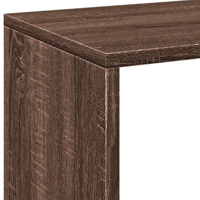 Huoneenjakaja/kirjahylly tammi 69,5x29x137,5 cm tekninen puu
