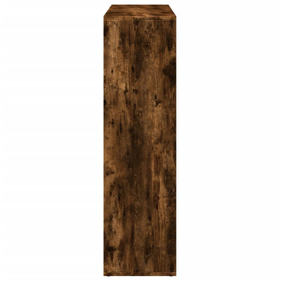 Huoneenjakaja/kirjahylly savutammi 102x29x103,5 cm tekninen puu